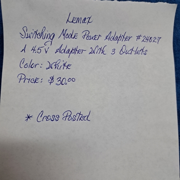 Lemax Power Adapter - Picture 7 of 7